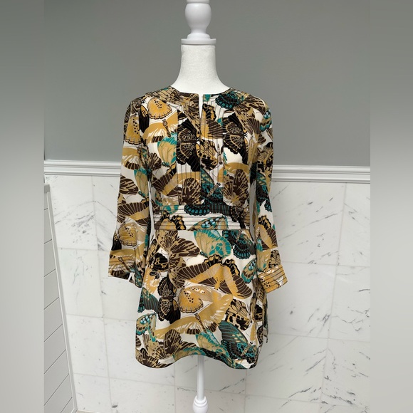 Tory Burch Silk Tunic Shirt - Picture 1 of 9